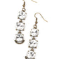 Determined to Dazzle - Brass earrings