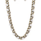 Major Moxie - Brass necklace  Fashion Fix