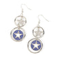 Liberty and SPARKLE for All - Blue earrings