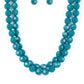 Greco Getaway - Blue necklace