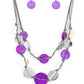 Barefoot Beaches - Purple necklace