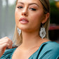 Turn up the Luxe - White earrings  (LOP Oct 22')