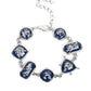 Speckled Shimmer - Blue bracelet