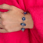 Speckled Shimmer - Blue bracelet