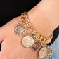 Complete CHARM-ony - Gold bracelet