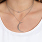 Modern Moonbeam - Silver necklace