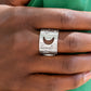 Lunar Levels - Silver ring