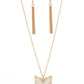 Gives Me Butterflies - Gold necklace