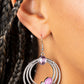 Dreamy Dewdrops - Purple earrings
