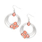 Dreamy Dewdrops - Orange earrings
