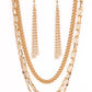 Galvanized Grit - Gold necklace