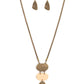 Riverside Respite - Brass necklace