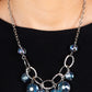 Rhinestone River - Blue necklace