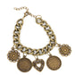 Complete CHARM-ony - Brass bracelet