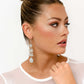 Water Lily Whimsy - White earrings LOP Feb 22'