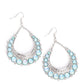 Bubbly Bling - Blue earrings