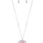 Sweethearts Stroll - Pink necklace