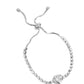 Mirrored Love - White bracelet