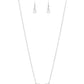 Spellbinding Sweetheart - White necklace