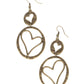 Enchanting Echo - Brass earrings