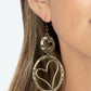 Enchanting Echo - Brass earrings