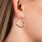 Burnished Beau - Gold earrings