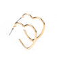 Burnished Beau - Gold earrings