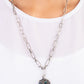Stardust Saucer - Blue necklace
