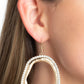 Scintillating Shareholder - Gold earrings