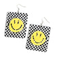 Cheeky Checkerboard - Yellow earrings