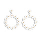Daisy Meadows - White earrings
