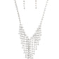 SHIMMER of Stars - White necklace