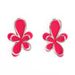 Glimmering Gardens - Pink earrings