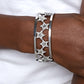 Starry Suffragette - White bracelet -
