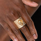 Singed Shape - Gold ring