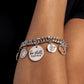 GLITTER and Grace - White bracelet