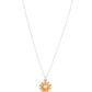 Daisy Diva - Orange necklace