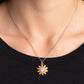 Daisy Diva - Orange necklace