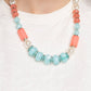 A SHEEN Slate - Blue necklace