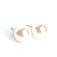 Debutante Details - White earrings