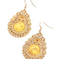 Welcoming Whimsy - Yellow earrings