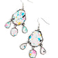 Organic Optimism - White earrings
