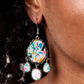Organic Optimism - White earrings