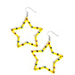 Confetti Craze - Yellow earrings