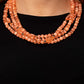 Layered Lass - Orange necklace