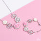 Tea Party Favors - Pink necklace /Tea Party Theme Bracelet -Set LOP April 23' set it up with Lola