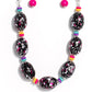 No Laughing SPLATTER - Pink necklace