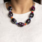 No Laughing SPLATTER - Pink necklace
