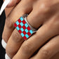 Checkerboard Craze - Red ring