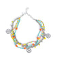 Surfing Safari - Blue anklet